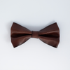 Midnight Oak - Real Leather Bow Tie dog 5