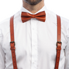 Tawny Plateau - Real Leather Bow Tie adult 7