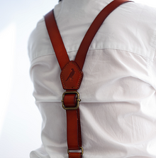  Tawny Plateau - Real Leather Suspenders Child 5